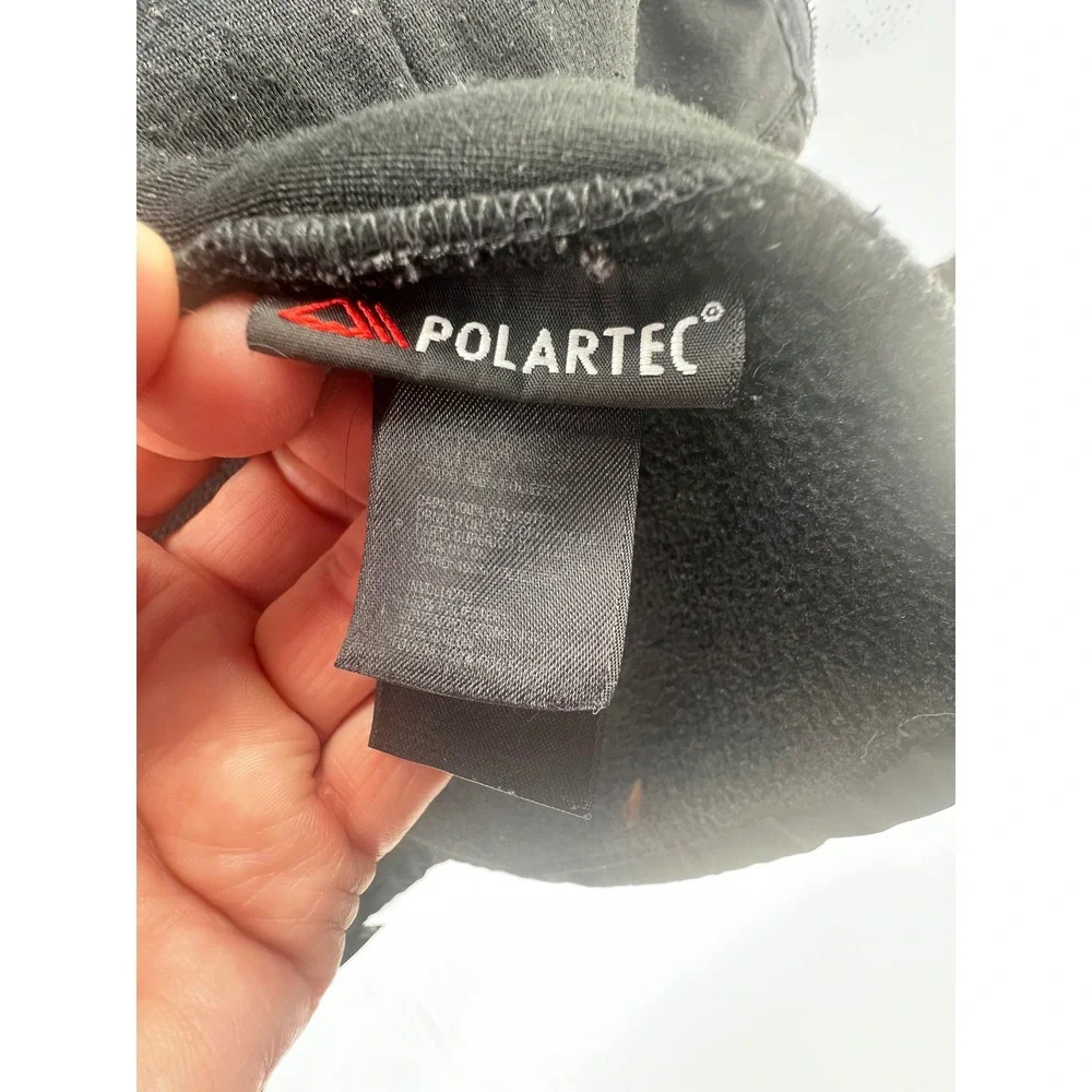 The North Face Black Fleece Jacket Men‎ Size Medium Polartec Zip Up Outdoor